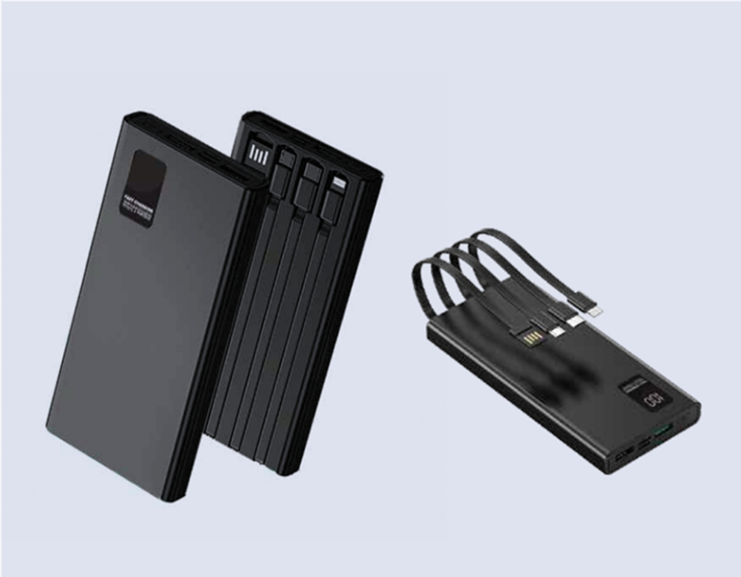 Ready stock catalog 01_page-0003 5 Quickpower 10000mAh - Super Quick Charge QC3.0 - PD22.5W 4 x Built in Cable