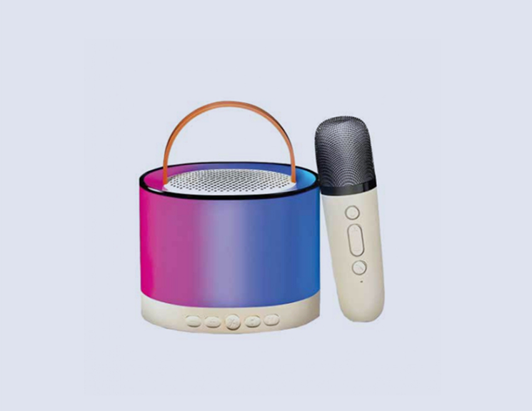 Portable Karaoke Bluetooth Speaker + Microphone