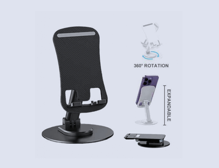 Foldable - Multi View 360 degree Rotatable Mobile & Tablet Holder