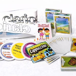 custom card game sticker