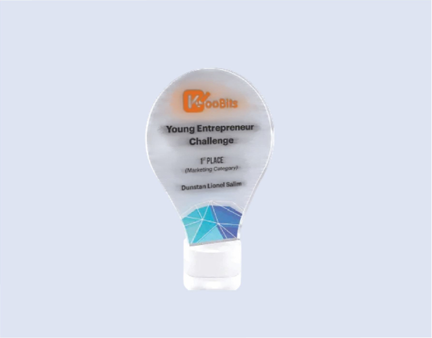 DS-A-56 Acrylic Light Bulb Award 7" / 180mm