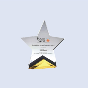 DS-A-74 Acrylic Star Award 6" / 150mm