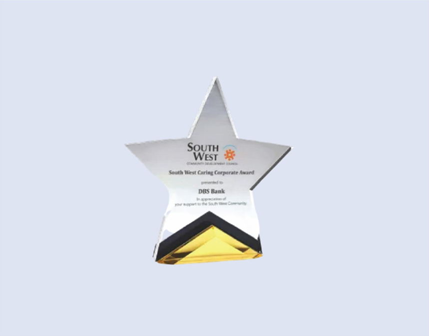 DS-A-74 Acrylic Star Award 6" / 150mm