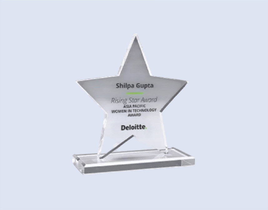 DS-AA-1006 Acrylic Star Award 5.5"/ 140mm