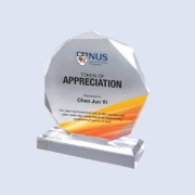 DS-A-27 Acrylic Award 6.5" /165mm