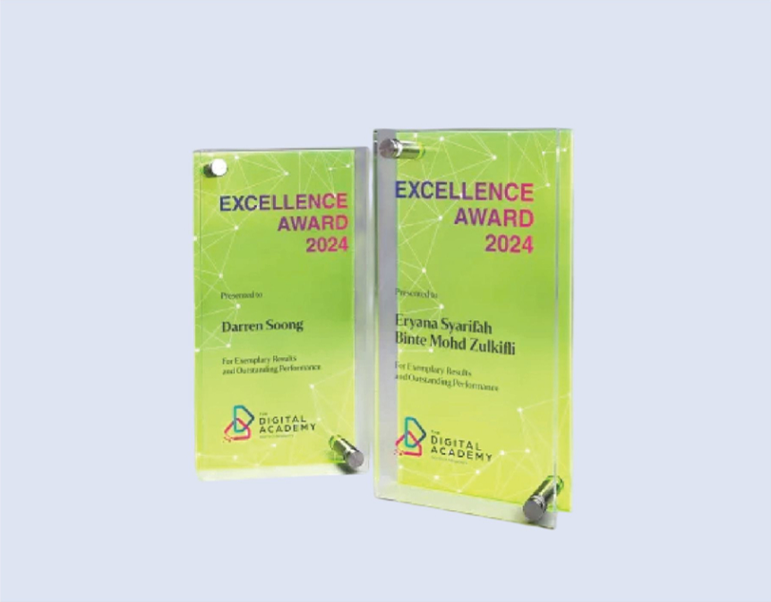 DS-A-36 Acrylic Award 9" / 230mm
