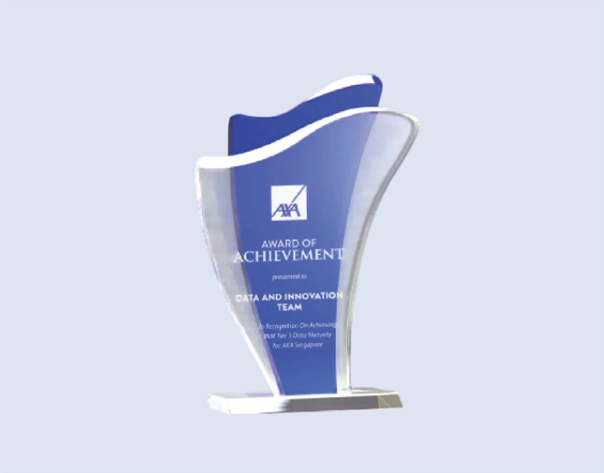 DS-A-46 Acrylic Award 8" / 200mm