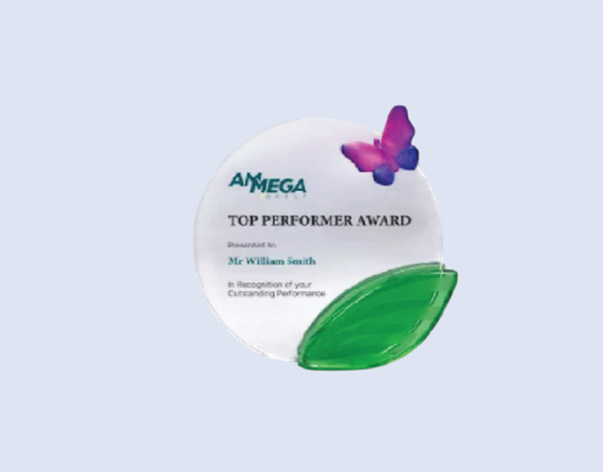 DS-CA-330 Crystal Award 5.5"/140mm
