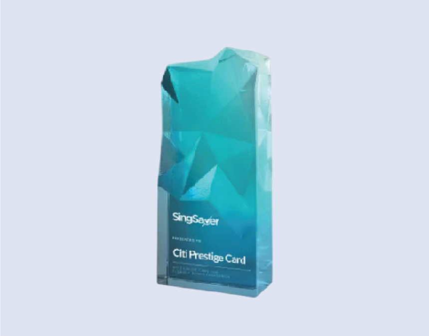 DS-CA-247 Crystal Award 8" / 200mm