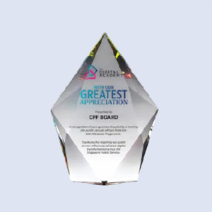 DS-CA-259 Crystal Award 8""/ 200mm