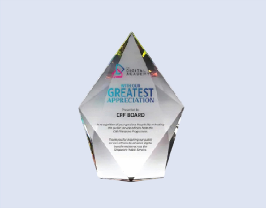DS-CA-259 Crystal Award 8""/ 200mm