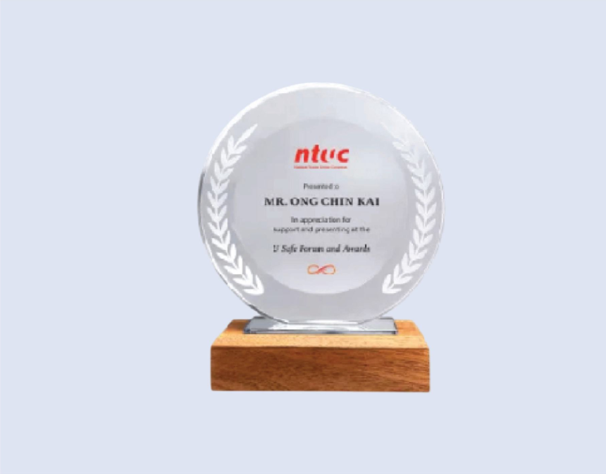 DS-CA-276 Crystal Award with Wood Base 7" / 180mm