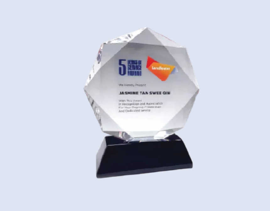 DS-CA-277 Crystal Award 8"/ 200mm