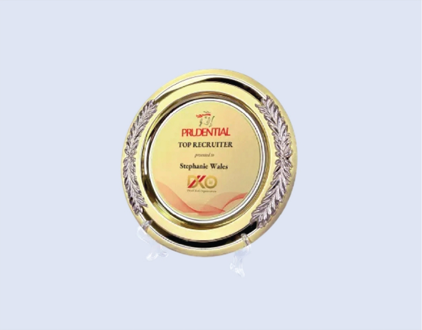 DS-PT-07_UV Metal Tray Plaque 8.75" / 225mm