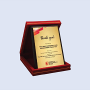 DS-PVB-01 Plaque with Velvet Box 5 x 7" / 130 x 180mm