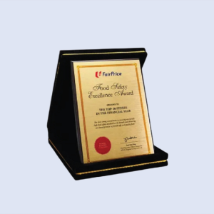 DS-PVB-03 Plaque with Velvet Box 6 x 8"/ 150 x 200mm
