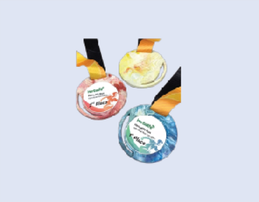 DS-RM-15 Upcycled Plastic Petit Award 3.5" 90mm Sustainable - Colour Options