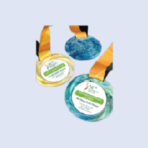 DS-RM-16 Upcycled Plastic Petit Award 3.5" / 90mm Sustainable - Colour Options