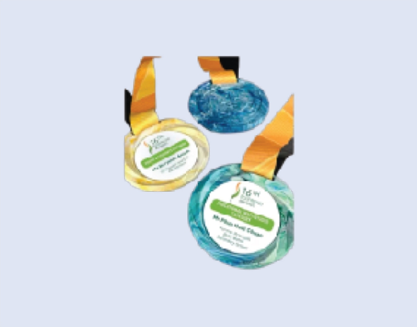 DS-RM-16 Upcycled Plastic Petit Award 3.5" / 90mm Sustainable - Colour Options