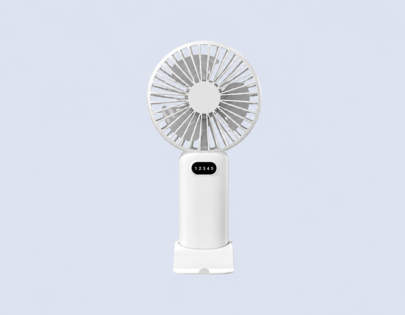 Code : DSFN41S Storm Wind Phone Stand Handheld Fan 5 Speed Gear - Long Lasting