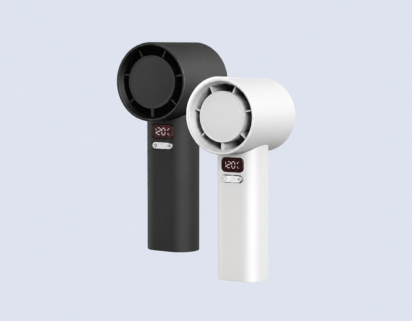 Code : DSFN21T Typhoon Wind Handheld Turbo Fan 120% Digital Gear - Long Lasting