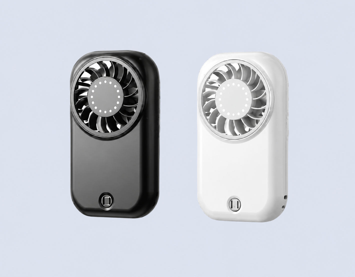 Code : DSFN26T Typhoon Wind Super Compact Mini Turbo Fan 5 Speed Gear - 1200mAh Long Lasting
