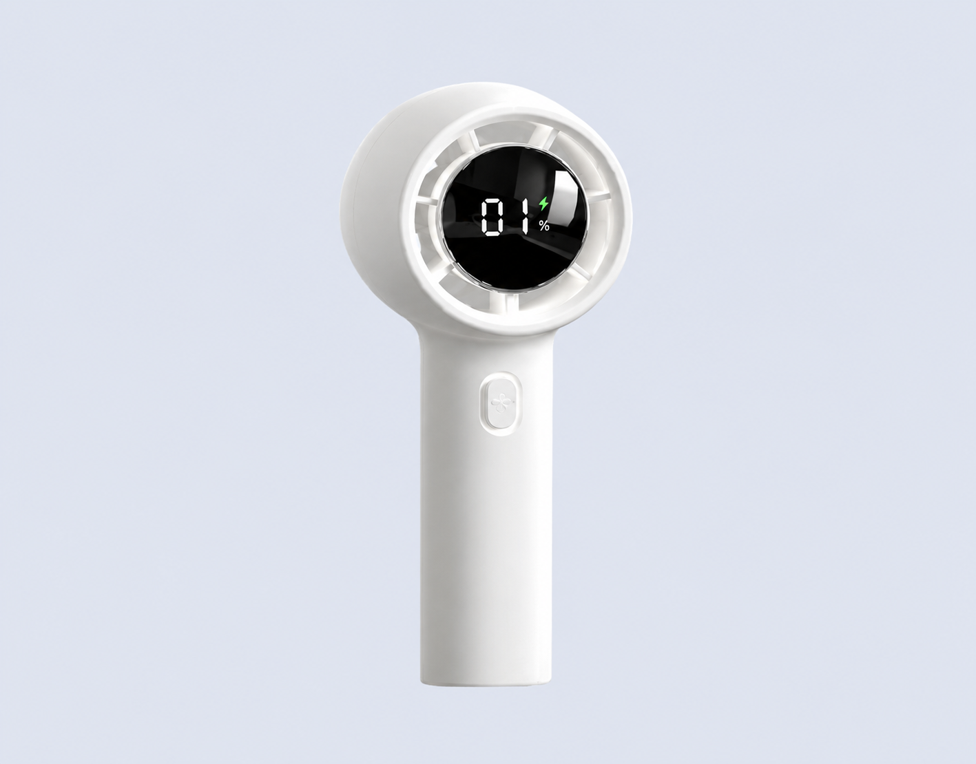 Code : DSFN30T Tornado Wind Handheld Turbo Fan 5 Speed Gear - 2000mAh Long Lasting Smart Digital Display
