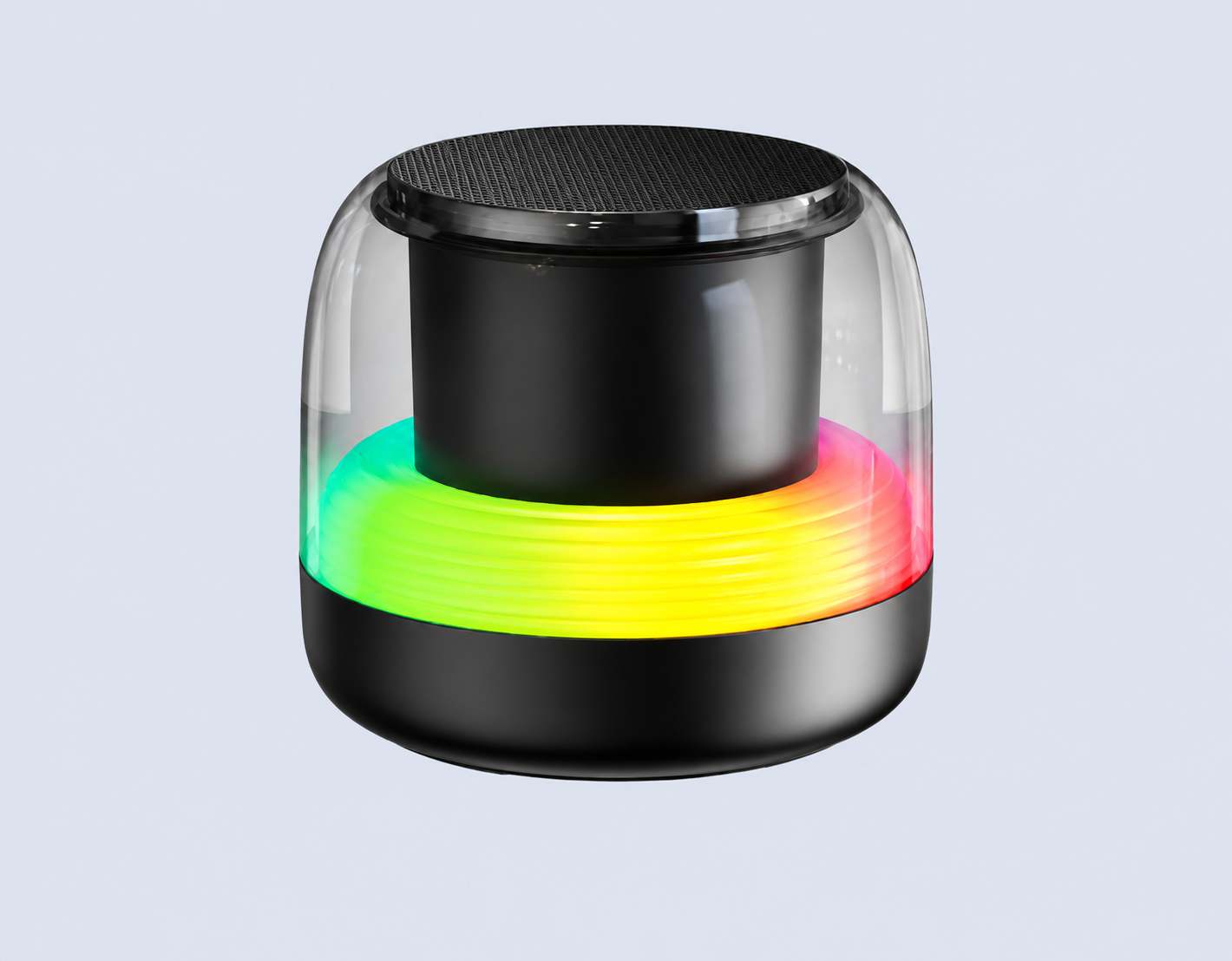 Code : DSI-Lumi Multifunction BT Speaker With Color Ambient Light BT5.3 Stereo Sound Quality Micro SD / USB Plug & Play Dual Pairing