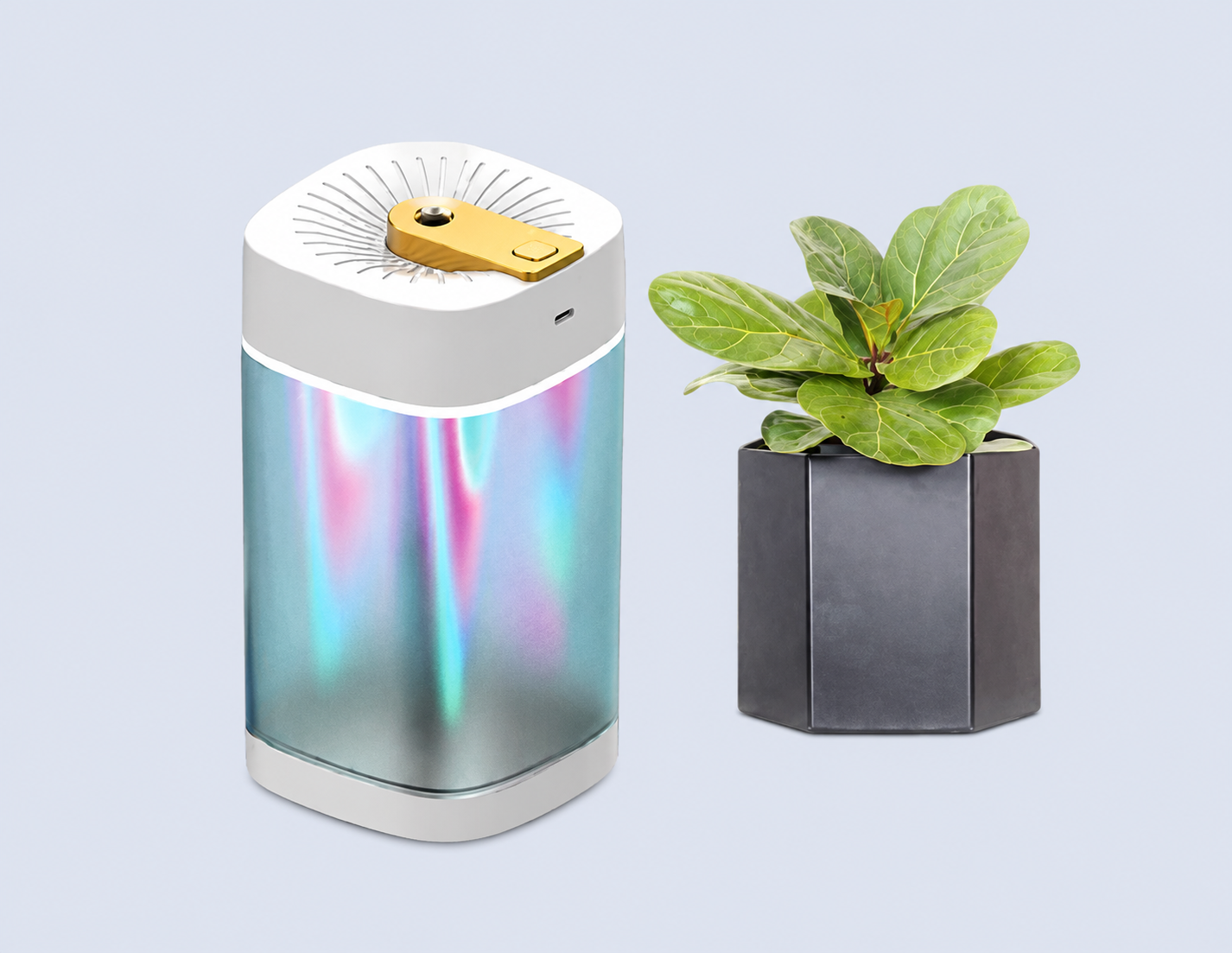 Code : DSHM800 Humidifier With Color Night Light 800ml Air Humifidication & Hydration Fine Mist & Large Spray