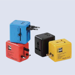 DSMC802 Travel Adaptor Dual USB Port - 2.1A Fast Charge