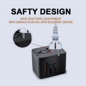 DSMC805 Travel Adaptor 3 USB + 1 Type-C Port 3.5A Fast Charge