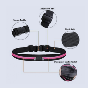 DSWP01S Mobile Hidden Waist Pouch - Anti-Theft Travel Safety