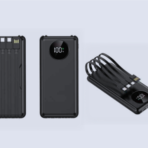 Quickpower 10000mAh - Super Quick Charge QC3.0 - PD22.5W 4 x Built in Cable